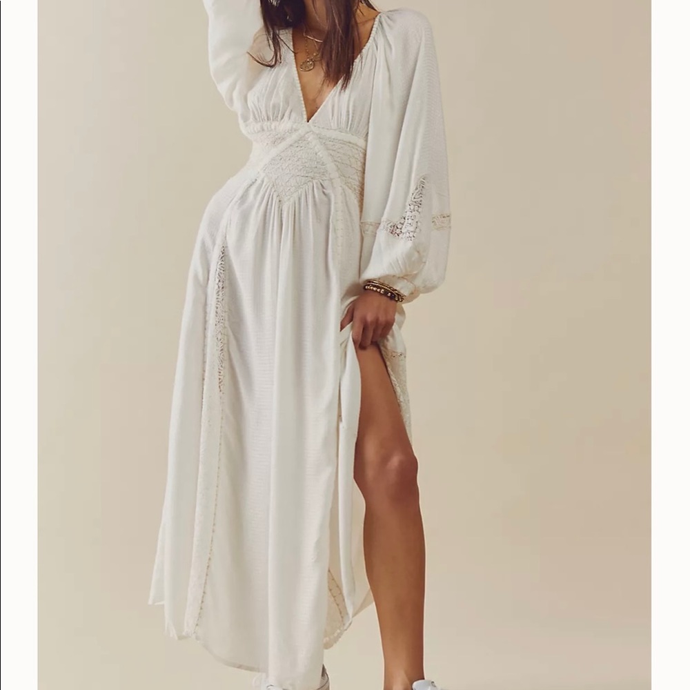 Free People Southwest lace maxi dress XS